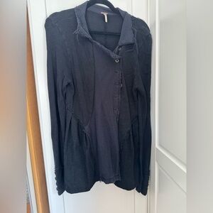 Free People Black Jacket